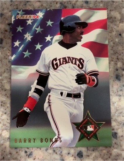1994 Fleer #31 Barry Bonds All-Stars — front