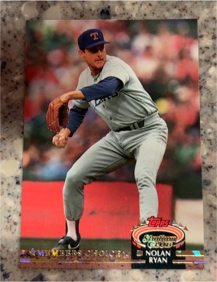 1992 Topps Stadium Club Members Choice #605 Nolan Ryan — front