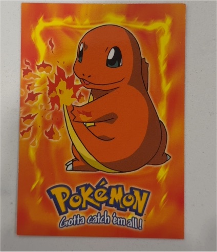 1999 Topps Pokemon The First Movie #E4 Charmander — front