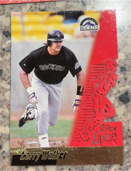 1996 Topps Laser #112 Larry Walker — front