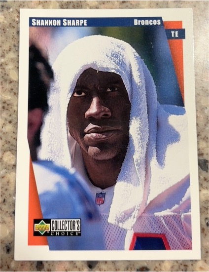 1997 Upper Deck Collector's Choice #413 Shannon Sharpe — front