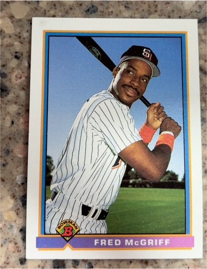 1991 Bowman #659 Fred McGriff — front