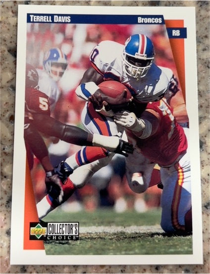 1997 Upper Deck Collector's Choice #118 Terrell Davis Denver Broncos — front