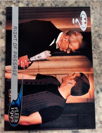 1995 Fleer Batman Forever #77 Right of Passage — front