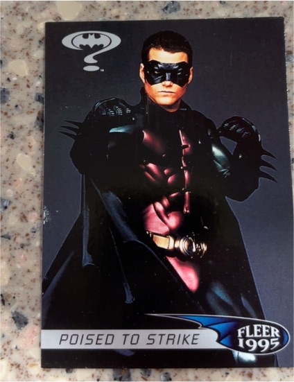 1995 Fleer Ultra Batman Forever #12 Poised To Strike Chris O'Donnell — front