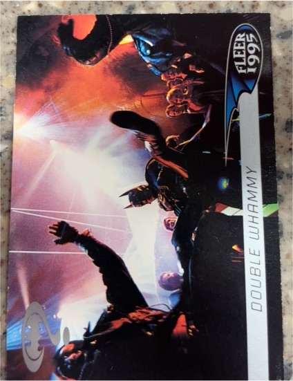 1995 Fleer Batman Forever #91 Double Whammy — front