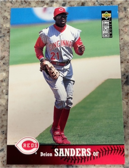 1997 Upper Deck Collector's Choice #305 Deion Sanders — front