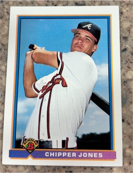 1991 Bowman #569 Chipper Jones — front