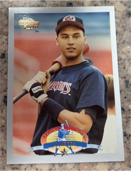 1993 Fleer Excel League Leaders #10 Derek Jeter — front