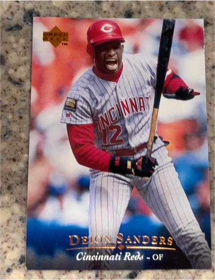 1995 Upper Deck #170 Deion Sanders Cincinnati Reds — front