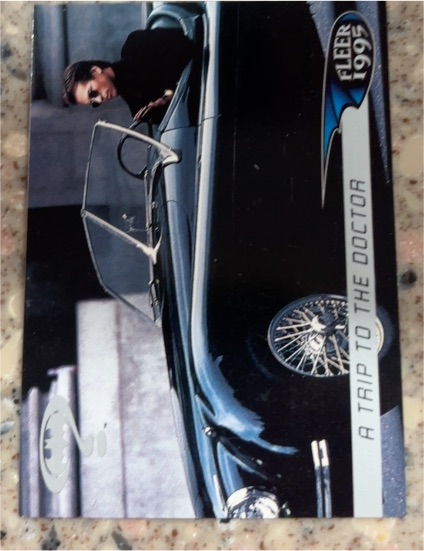 1995 Fleer Ultra Batman Forever #52 Bruce Wayne Val Kilmer Car — front