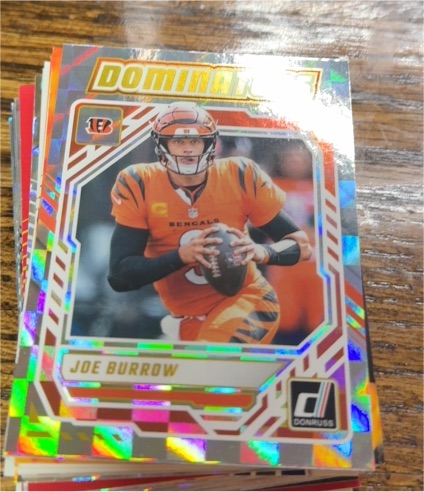 2025 Panini Donruss #DOM-JBW Joe Burrow Dominators — front