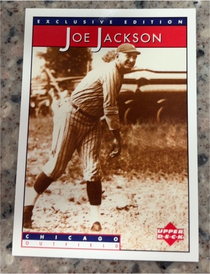 1995 Upper Deck Sonic #17 Joe Jackson — front