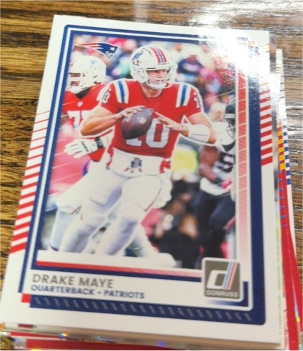 2025 Donruss #58 Drake Maye — front