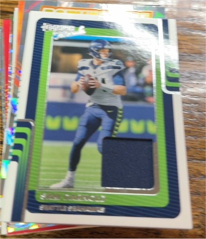 2025 Panini Donruss Threads #DTH-SDD Sam Darnold — front