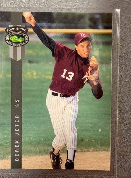 1992 Classic Four Sport #231 Derek Jeter — front
