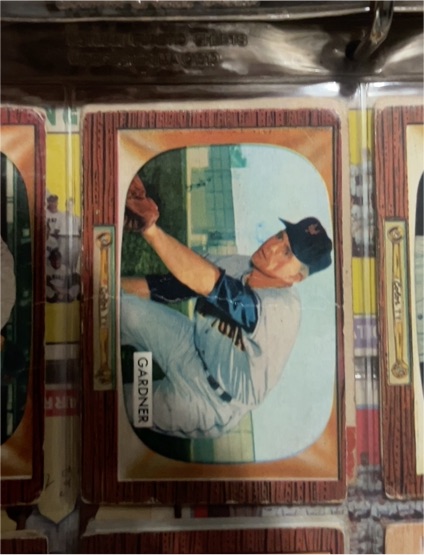 1955 Bowman #249 Billy Gardner — front