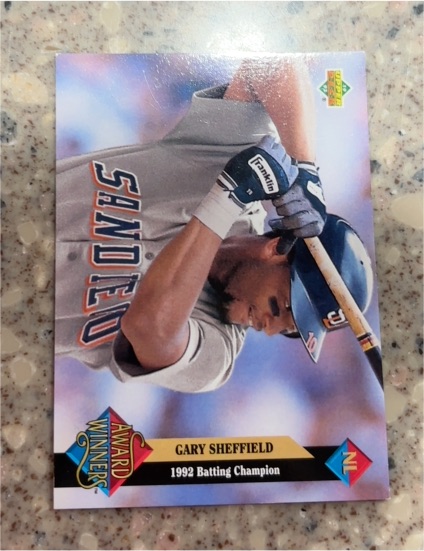 1993 Upper Deck #494 Gary Sheffield San Diego Padres — front