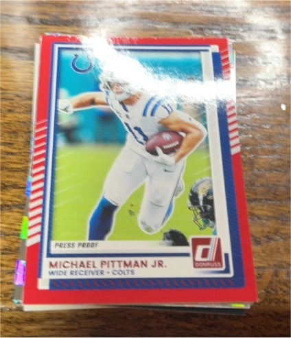 2025 Donruss #185 Michael Pittman Jr. — front