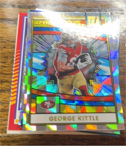2025 Panini Donruss #AAP-GKI George Kittle Action All Pros — front