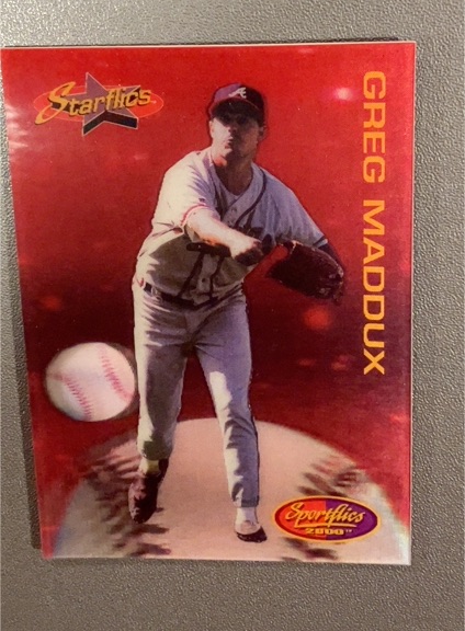 1994 Pinnacle Sportflics Starflics #193 Greg Maddux — front