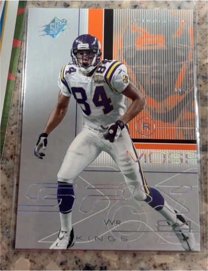 2001 Upper Deck SPx #RM Randy Moss Sample — front