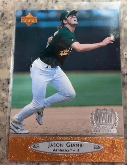 1996 Upper Deck #412 Jason Giambi — front