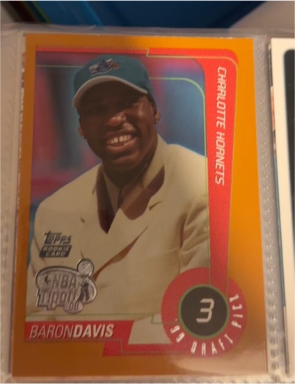 1999-00 Topps Tipoff #116 Baron Davis — front