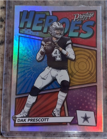 2022 Panini Prestige #H-12 Dak Prescott Heroes — front