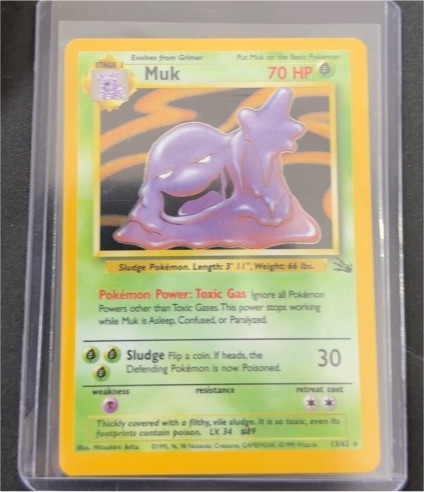 1999 Pokémon #13 Muk — front