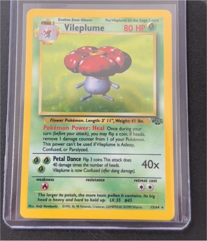 1999 Pokémon Jungle #31 Vileplume — front