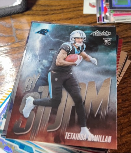 2025 Panini Absolute #16 Tetairoa McMillan By Storm — front