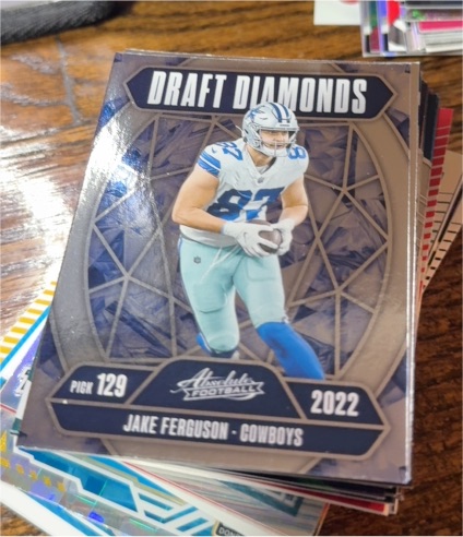2022 Panini Absolute Draft Diamonds #DD-JFN Jake Ferguson — front