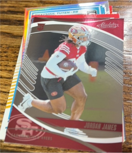 2025 Panini Absolute #144 Jordan James — front