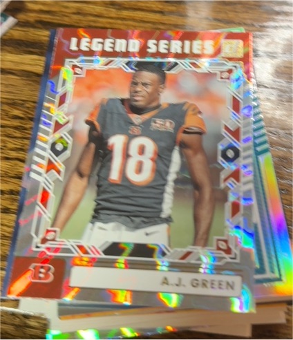 2025 Panini Donruss Legend Series #TLS-AGR A.J. Green — front