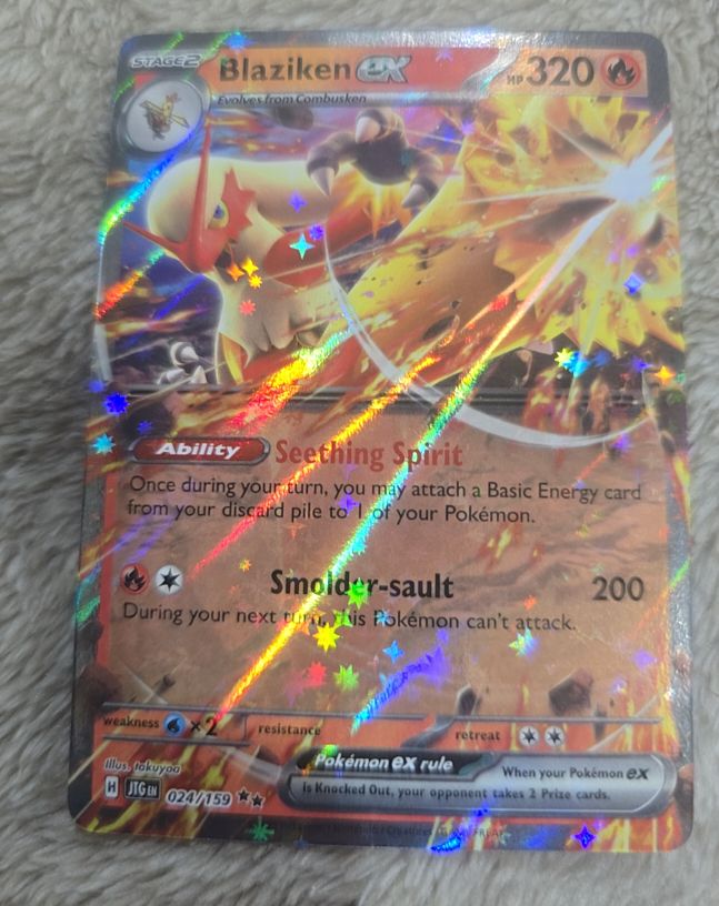 2022 Pokémon SV09: Journey Together #024 Blaziken ex — front
