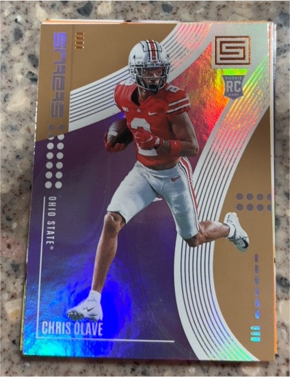 2022 Panini Chronicles Draft Picks Status #10 Chris Olave — front