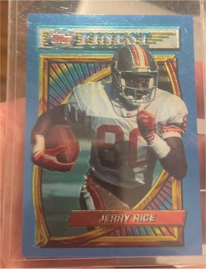 1994 Topps Finest #12 Jerry Rice — front