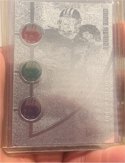 1998 Fleer Metal Universe Decided Edge #Emmitt Smith — front