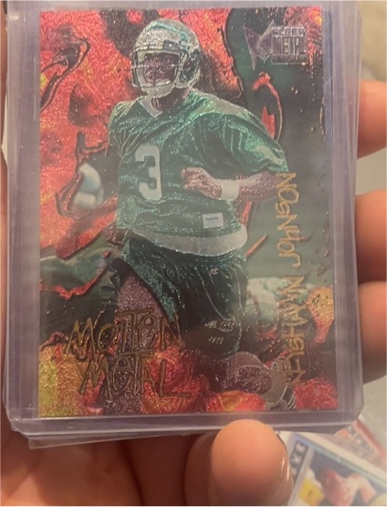 1996 Fleer Metal Molten Metal #10 Noah Johnson — front