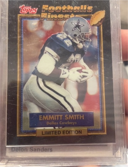 1992 Topps Football's Finest Limited Edition #11 Emmitt Smith — front