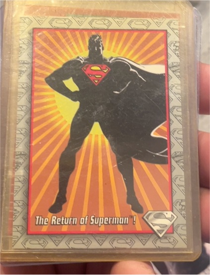 1993 Skybox The Return of Superman Promo Card #0 Superman — front