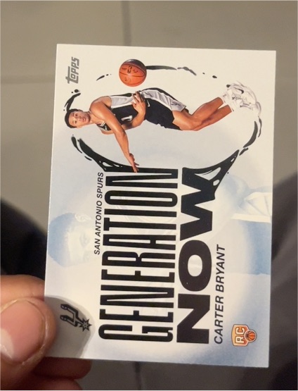 2025-26 Topps Generation Now #GN-14 Carter Bryant — front