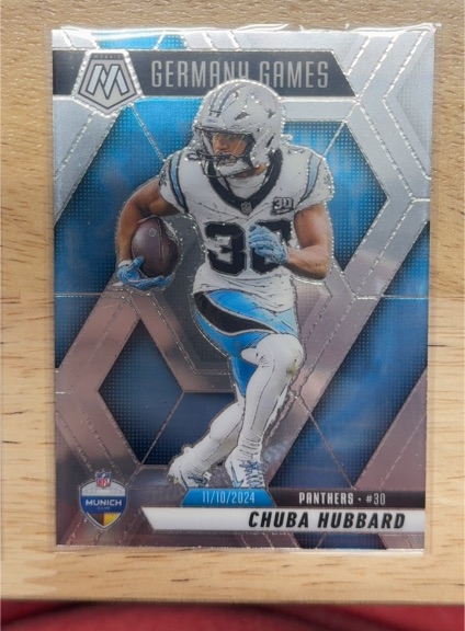 2025 Panini Mosaic Germany Games #260 Chuba Hubbard — front