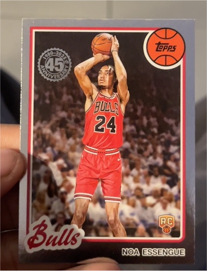 2025-26 Topps #80BK-59 Noa Essengue 1980-81 Topps Basketball — front