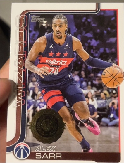 2025-26 Topps #96 Alex Sarr — front