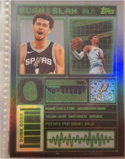 2025-26 Topps #SS-15 Victor Wembanyama Scan and Slam — front