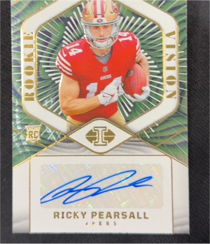 2024 Panini Illusions Rookie Vision Signatures #RVS-RPL Ricky Pearsall — front