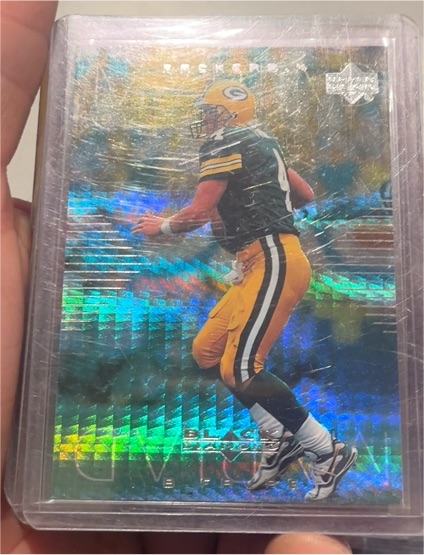 2000 Upper Deck Black Diamond #82 Aaron Rodgers — front