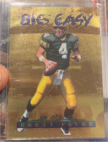1996 Collector's Edge #8 Brett Favre Big Easy Gold Foil — front